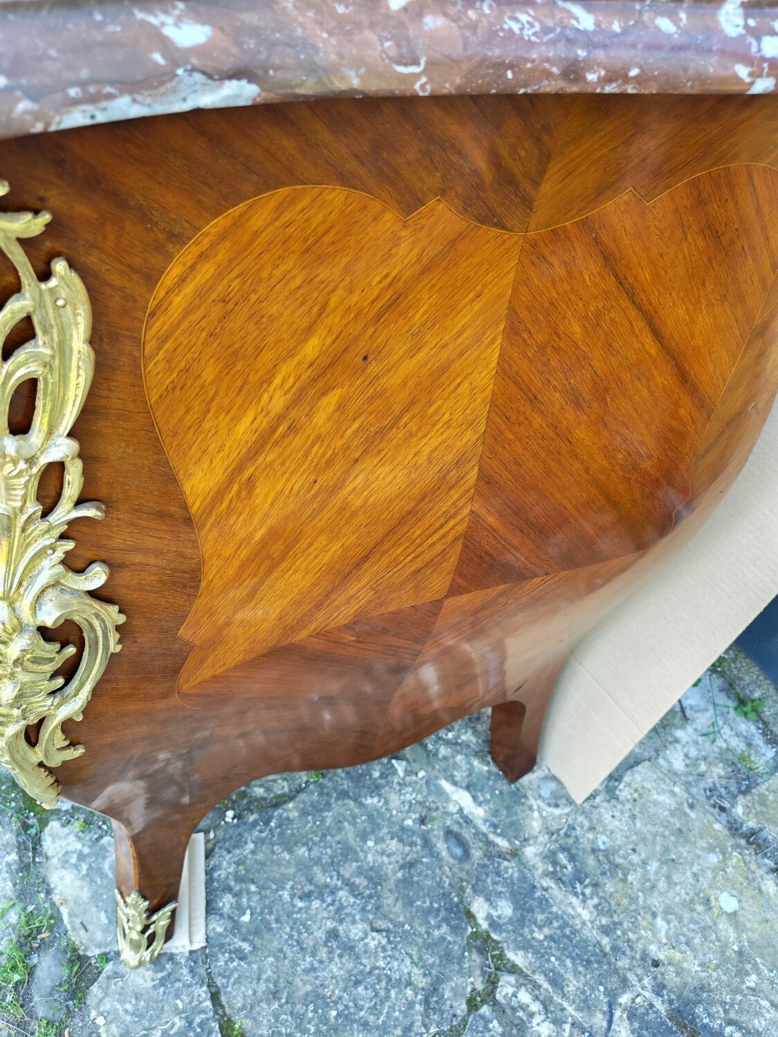 Louis XV style tomb commode