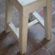 Vintage stool, farmhouse oak wood stool, accent stool, interior decor, wooden stool