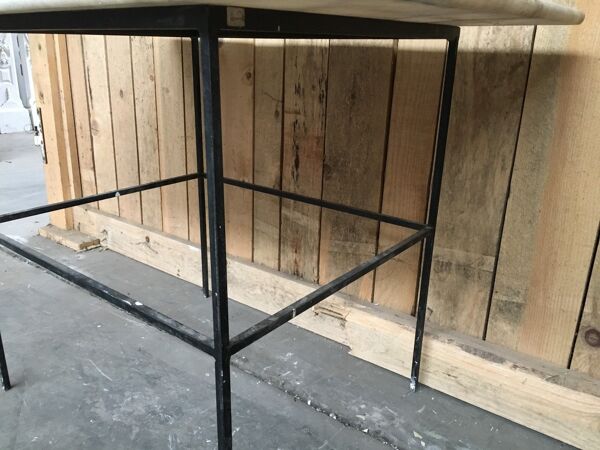 Table ou console rectangulaire en fer forgé