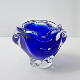 Cendrier vintage 1960 en verre de Murano