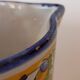 Earthenware jug from Angoulême "Le Renoleau" Moustiers decoration