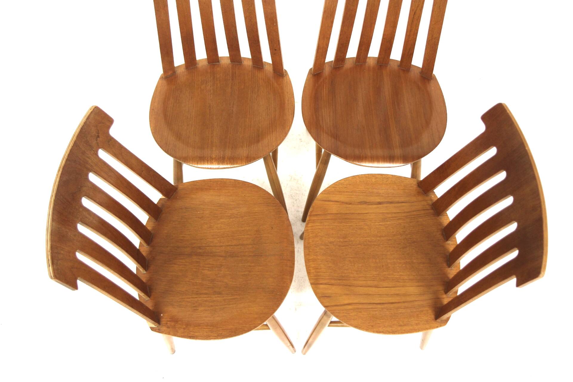 Set of 4 teak chairs, Jan Hallberg, Edsbyverken, Sweden, 1960