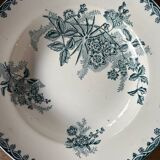 Assiettes en terre de fer Sarreguemines Margot