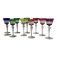 10 Rhine glasses in Baccarat crystal, Piccadilly model.