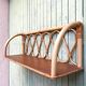 Vintage rattan shelf from the 60s