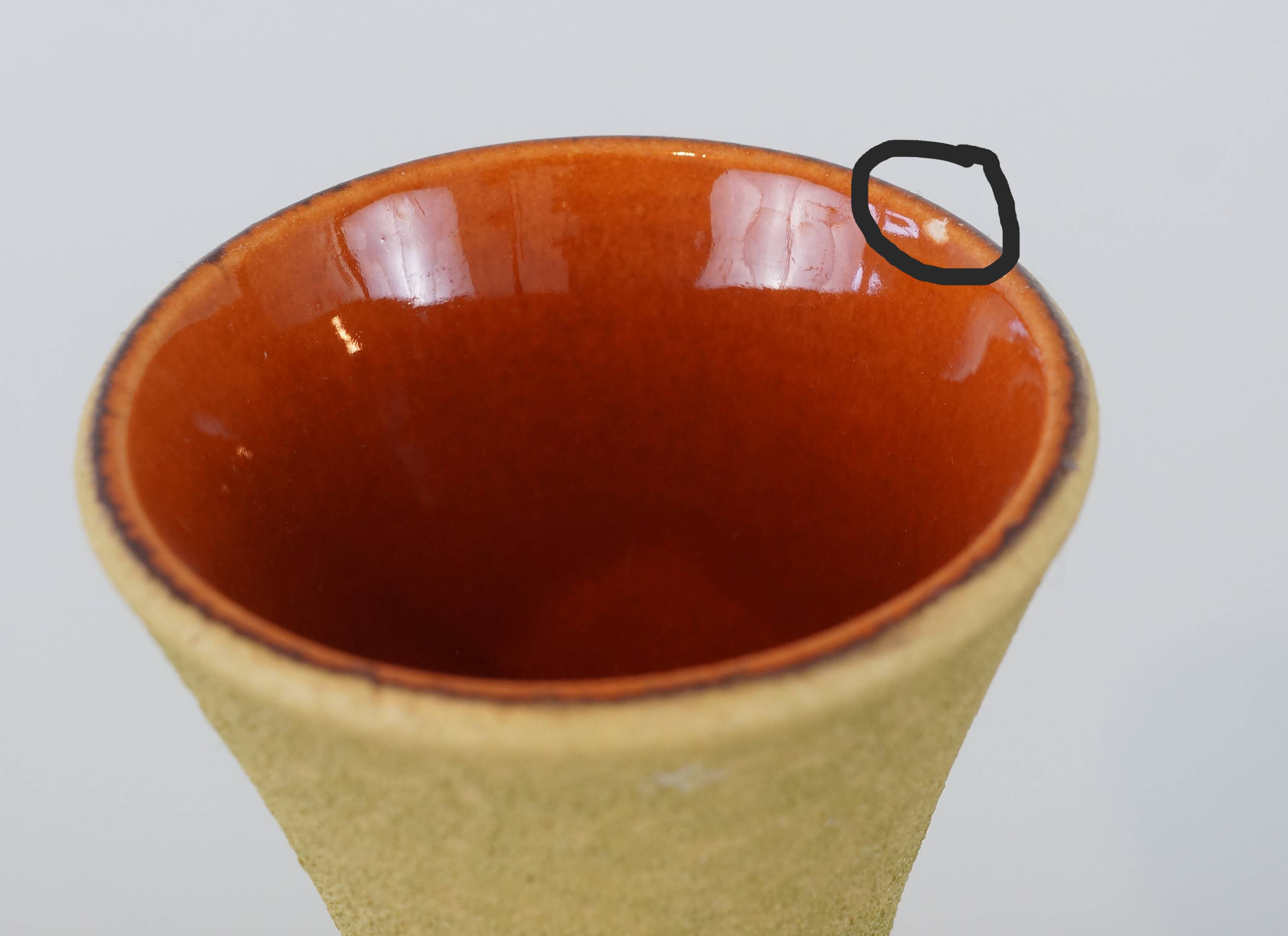 West Germany ceramic vase 1970s