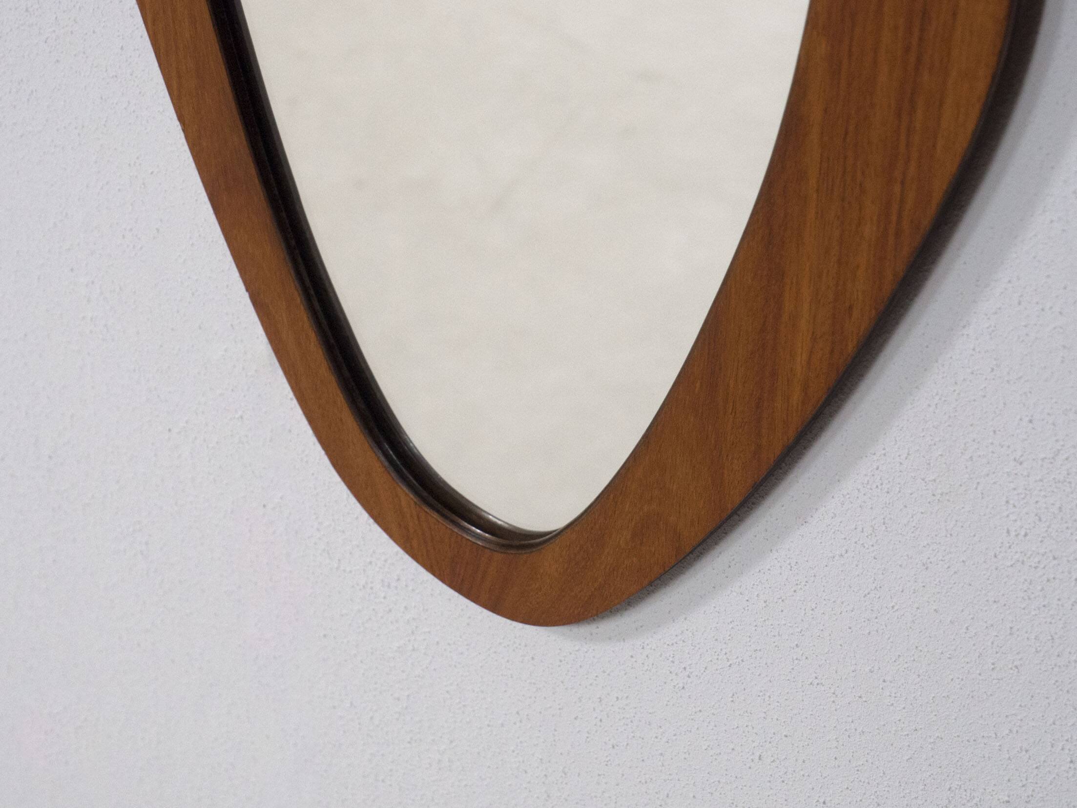 Vintage mahogany mirror