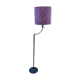 Lampadaire années 70 avec abat-jour en tissu Houlès