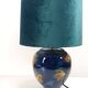 Lacquered ceramic lamp signed Grech