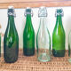 Vintage bottle with porcelain stopper