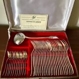 36-piece silver-plated cutlery set
