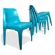 Set of 4 Schröder & Henzelmann Space Age Dining Chairs, 1970
