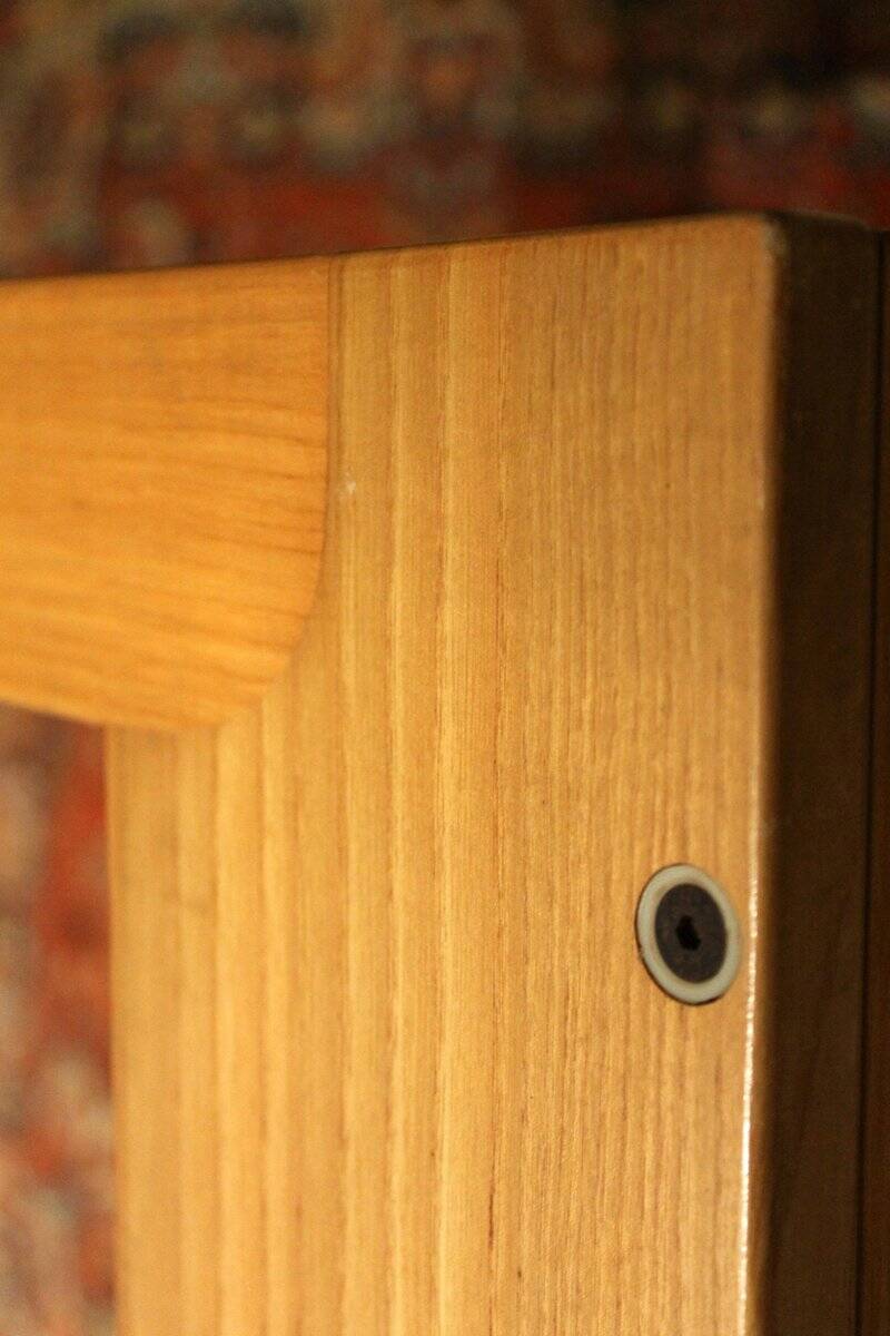 Mid-Century Modern Italian Square Light Wood Coffee Table by Piero Lissoni for Cassina, 1960s