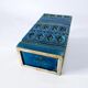 Rimini blue ceramic vase by Aldo Londi for Bitossi, Italy, circa 1960