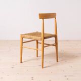 Set of 6 vintage dining chairs from uluv, wicker seats, czechoslovakia, 1960s