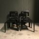 Set de 4 chaises par Gigi Sabadin années 1970