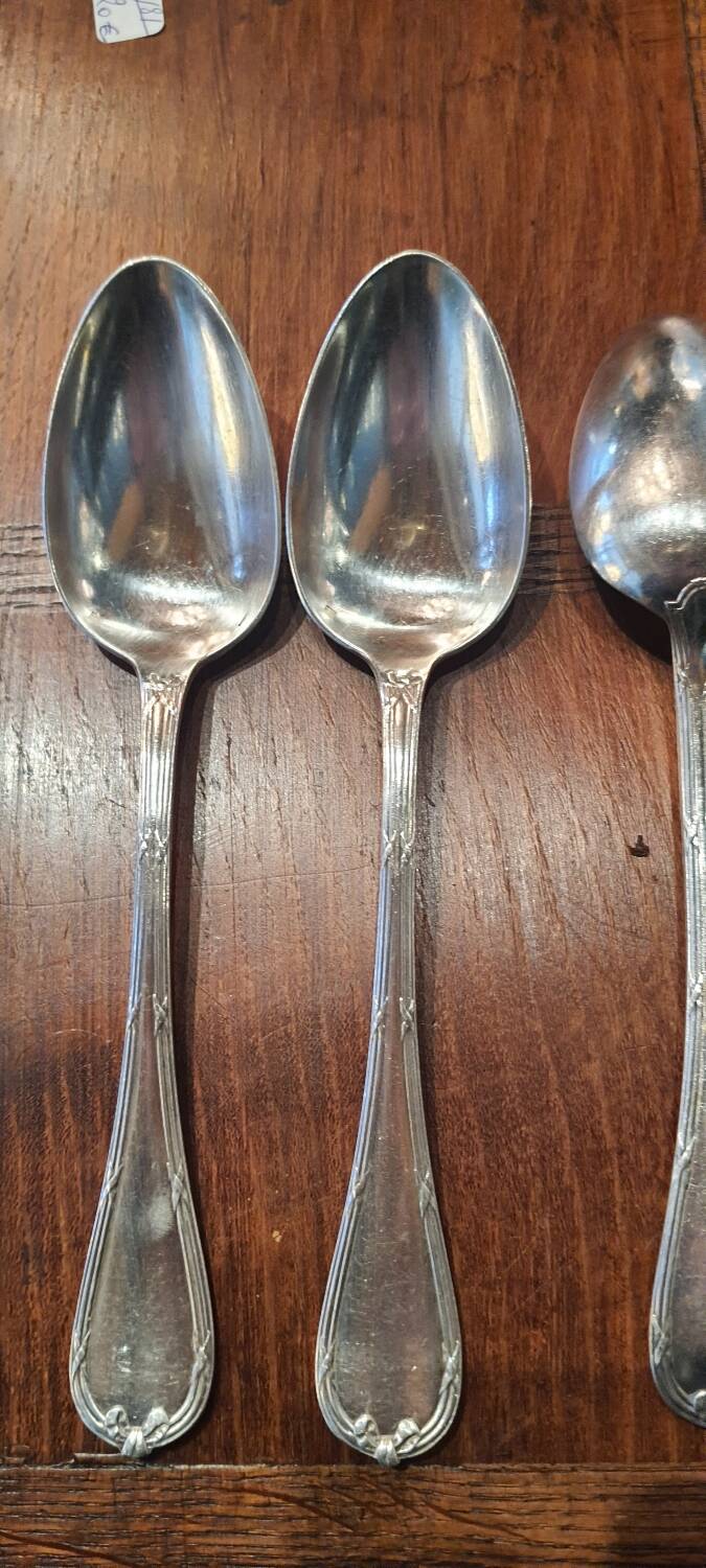 5 Christofle spoons