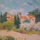 Oil on panel signed-landscape