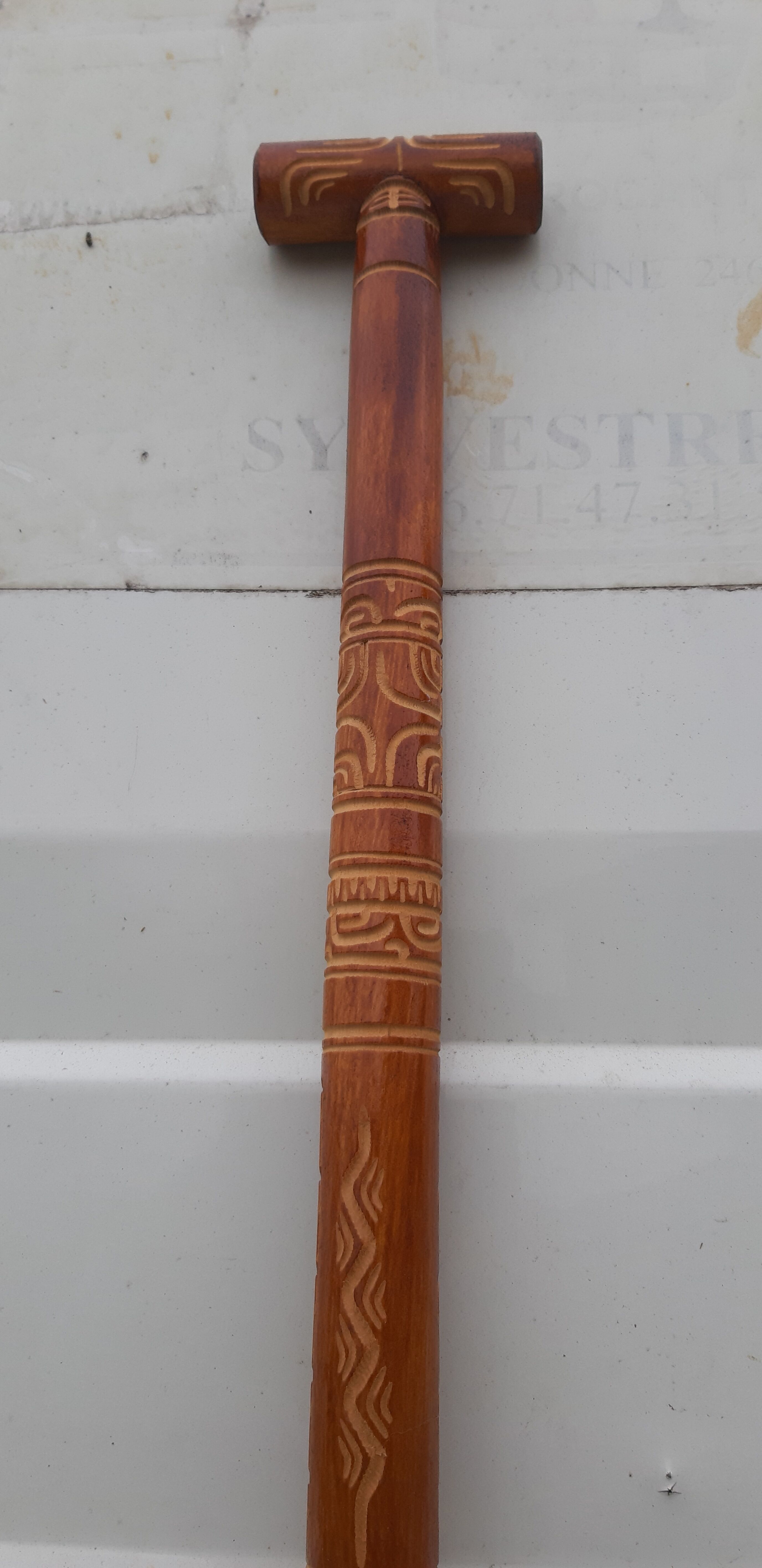 Tahitian Paddle in Exotic Wood
