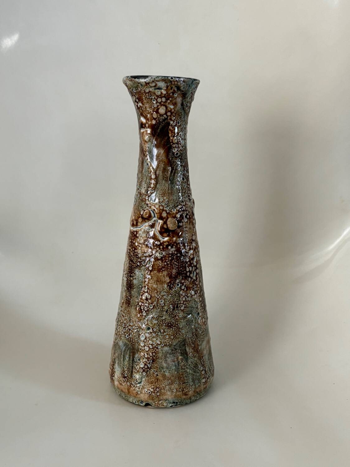 Vintage fat lava vase