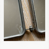 Triptych barber mirror  60x19cm
