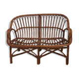 Rattan bench