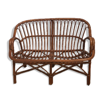 Banquette en rotin