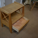 Bedside oak 1950 1 drawer