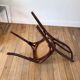 Baumann chair in turned wood and canning N33 early twentieth century