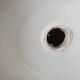Glazed ceramic candle holder