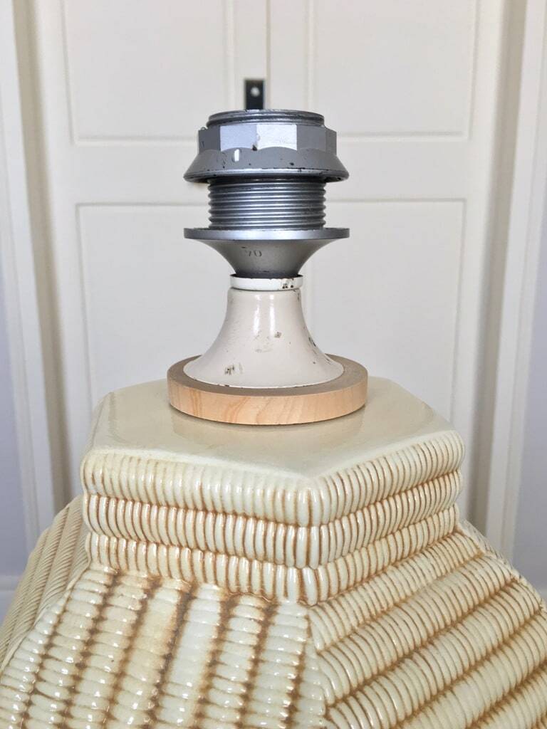 Vintage Living Room Lamp Base - Ceramic Earthenware Decoration 1970 -1980