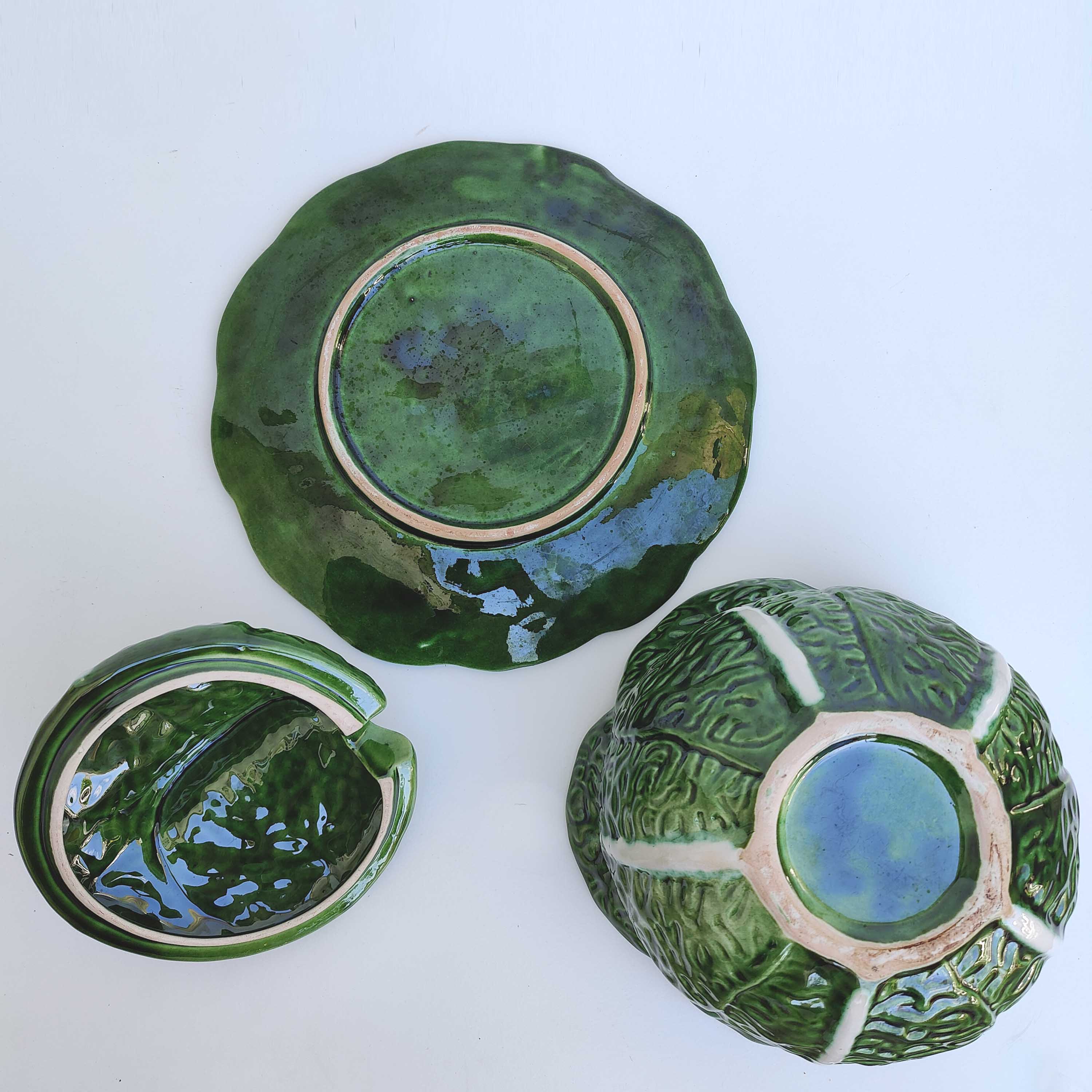 Vintage ceramic cabbage soup bowl