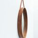 Round mirror by Uno & Östen Kristiansson for Luxus, 1950s
