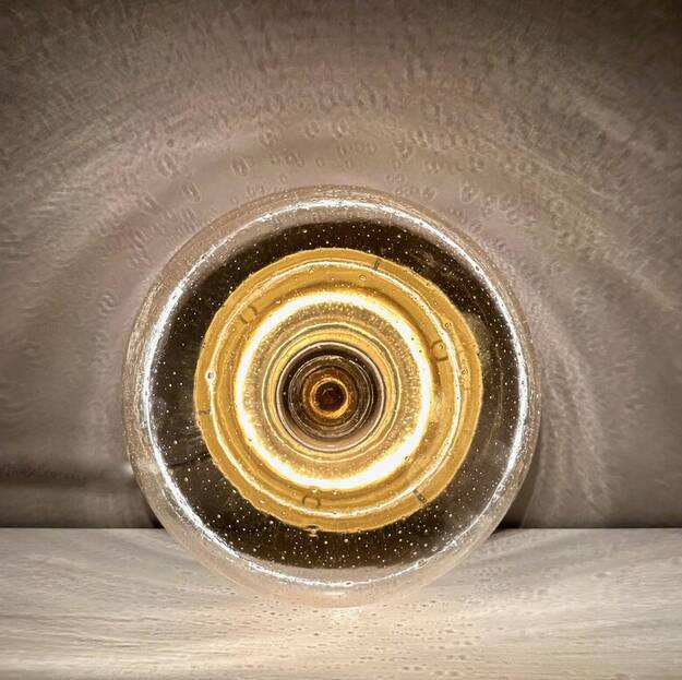 Wall lamp by Limburg Glashütte, Modernist lamp