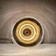 Wall lamp by Limburg Glashütte, Modernist lamp