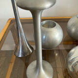 Set of 5 vintage IKEA aluminum candle holders