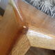 1960 minimalist oak bench