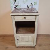 Patinated bedside