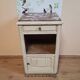 Patinated bedside