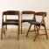 Set of 4 chairs model 1255 by Kjaernulf, 1960s.