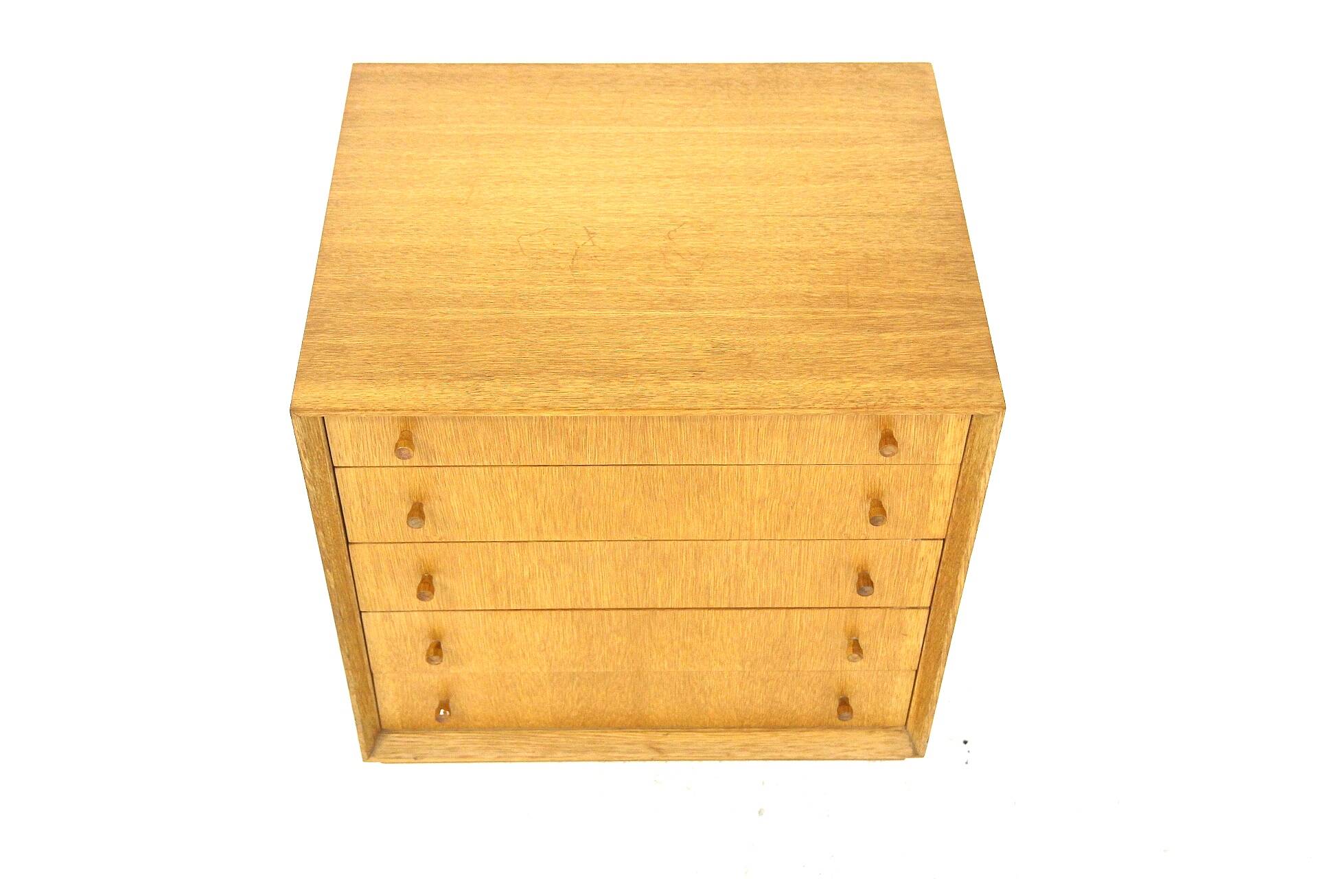 Scandinavian oak chest of drawers, Sweden, 1960