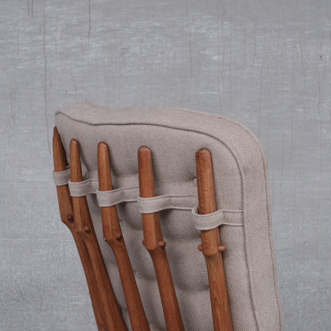 Guillerme et Chambron Mid-Century Oak Grand Repos Armchair