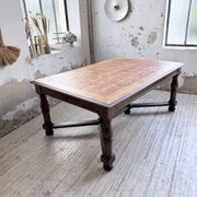 Table chêne style Louis XIV 1900