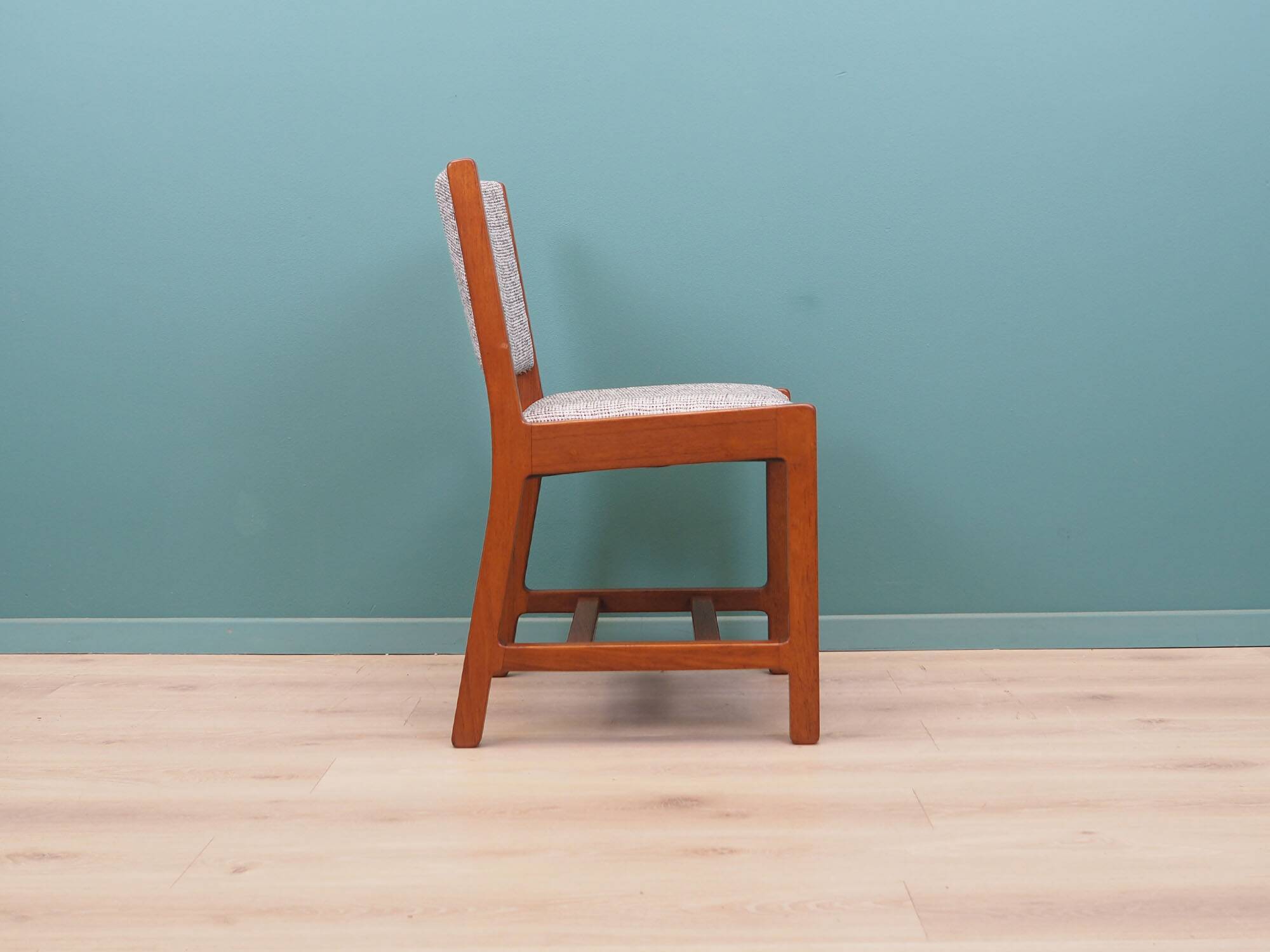 Set of five teak chairs, Danish design, 1970s, production: Denmark