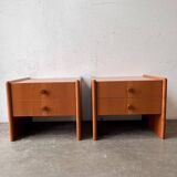 Mid-century teak bedside tables
