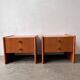 Mid-century teak bedside tables