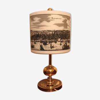 Lampe Philips "Parys Bordeaux" des années 60