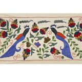 Vintage Turkish hand-knotted rug 46x90 cm