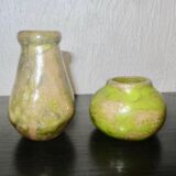 Small glaze ceramic vases