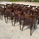 Set of 17 bistro chairs with bars